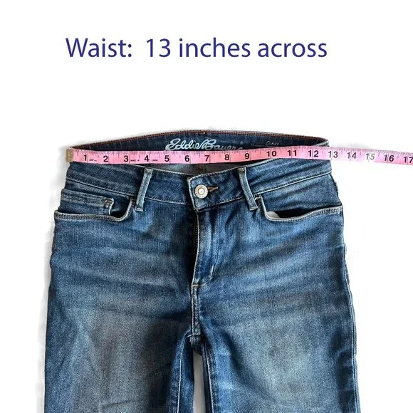 Eddie Bauer Curvy Crop Jeans, size 0 xs - Picture 5 of 10